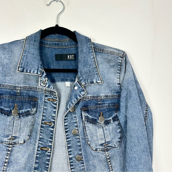 Kut from the Kloth Blue Jean Jacket - Picture 3 of 6
